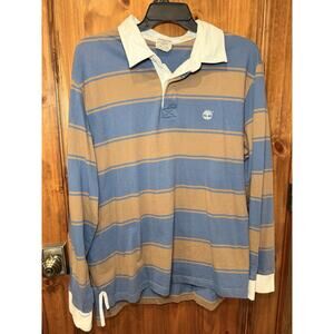Vintage Timberland Polo Rugby Men’s Long Sleeve Shirt Size XXL